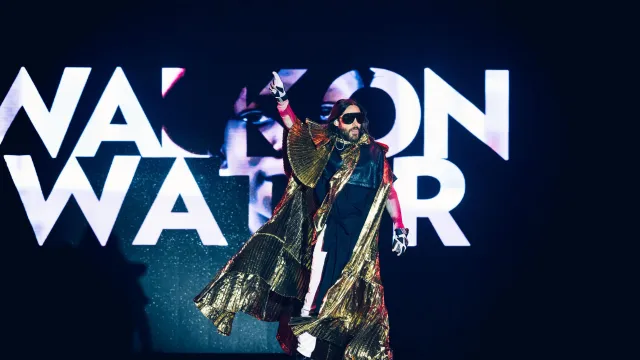 Thirty Seconds to Mars no festival O Son Do Camiño, em Santiago de Compostela, 2024.